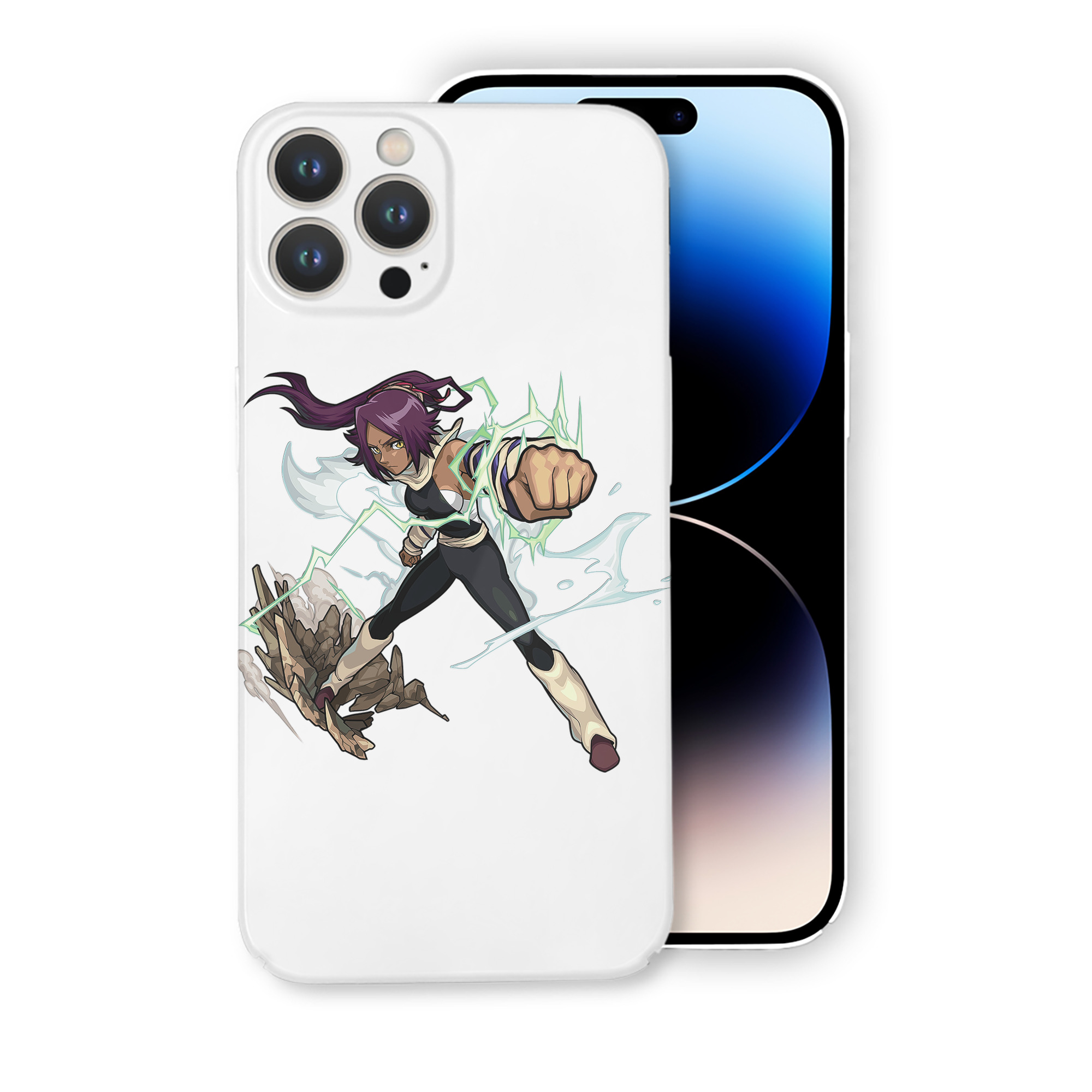 （画像用） ブリーチ 四楓院 夜一（しほういん よるいち） BLEACH Shihouin Yoruichi 【iPhone 14シリーズ対応】ハードケース